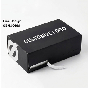 Scatole di Cartone Ondulato Ecologiche e Riciclabili per Spedizioni, con Logo Stampato, Striscia a Strappo e Cerniera, per Confezioni Regalo e Profumi - Product Image 1