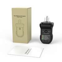 Automatique US/UK/EU 110V-220V prise de lumière électrique prise de terre disjoncteur détecteur de prise testeur CE RoHS certifié ABS