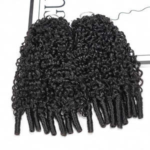 Extensions de cheveux au crochet pour revendeurs en gros, avec conception à fil invisible de haute qualité, pré-bouclées, boucles espagnoles, nœuds <span class=keywords><strong>miracle</strong></span> - Product Image 6