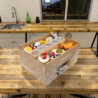 Vente en gros Boîte à gâteau transparente avec fenêtre pour pâtisserie sushi emballage pour la maison pique-nique camping