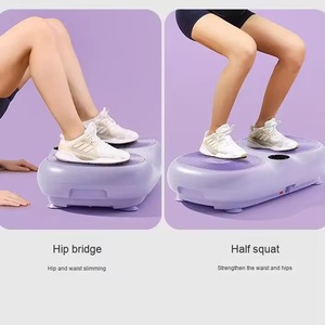 Plataforma Vibratoria Portátil Ajustable al por Mayor, Máquina de Ejercicio de Vibración de Cuerpo Completo, Accesorio de <span class=keywords><strong>Fitness</strong></span> y Masaje, Potencia de 200W - Product Image 3