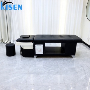 Kisen Sillón de Lavado de Cabello Simple, Mesa de Masaje Tailandés, Silla de Spa Capilar para Salón, Domo de Fumigación, Máquina de Lavado de Cabello de Buena Calidad - Product Image 1