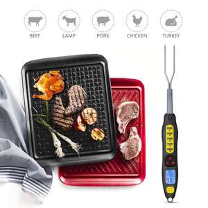 CH-205 Cozinhar Termômetro Garfo Display LCD Churrasco Carne Garfo Termômetro Multi Função Grill Termômetro - Product Image 4