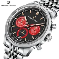 PAGANI DESIGN 2026 Nouvelle Montre à Quartz pour Homme 40MM Mouvement TMI VK63 10 Bar Haute Qualité Verre Saphir Antique Tendance PD1827