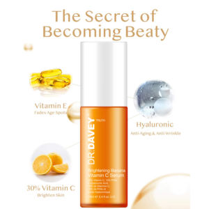 Suero Facial orgánico de etiqueta privada para reparación de la piel, suero de vitamina C, antiarrugas, brillante, plátano - Product Image 3