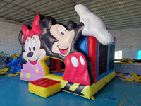 Château gonflable commercial Mickey Mouse, château gonflable pour enfants, Castillo Brinca Brinca, trampoline gonflable pour enfants