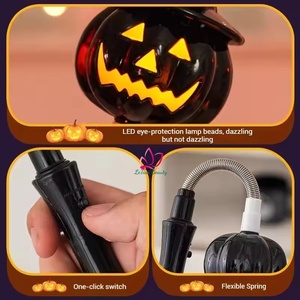 Varitas Luminosas de Halloween para Fiestas, Varita de Calabaza, Varita Flexible Luminosa con Baterías Integradas, Regalo de Halloween en Oferta - Product Image 6