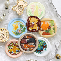 New Dream Animal Series Timbres en laiton massif Timbres en relief Perles de cire Tête en métal Timbres Festival Cadeaux Fabricant Vente en gros