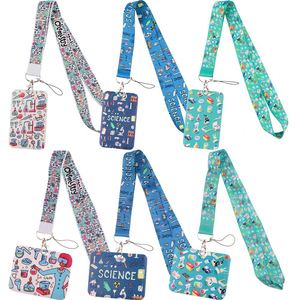 Lanière médicale personnalisée avec logo, sangle de cou pour infirmière et médecin avec porte-badge, accessoires en polyester par sublimation, vente en gros - Product Image 1