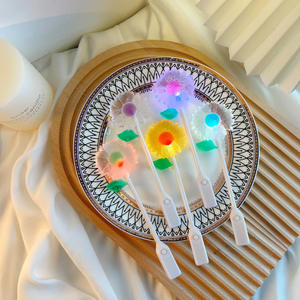 Barra de invitados de varios sabores de alto valor de color, <span class=keywords><strong>Flash</strong></span> nocturno, caramelo luminoso, sabor afrutado, flor, piruleta, KTV, niños, textura dura a granel - Product Image 3