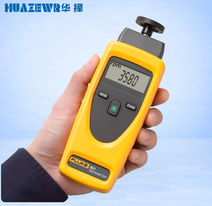 Tacómetro Digital 931, <span class=keywords><strong>Medidor</strong></span> Óptico <span class=keywords><strong>de</strong></span> RPM con y sin Contacto, 1~99999 RPM, Alta Precisión ±0.02% - Product Image 2
