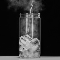 Kingze – Cafetière portable écologique pour café glacé et thé, 1900 ml (64 oz), en verre borosilicate, pour infusion à froid, idéale pour la maison et les cafés