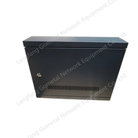 Petits supports de stockage en métal Support de serveur mural compact 4U avec porte de verrouillage par mot de passe pour commutateurs et routeurs réseau