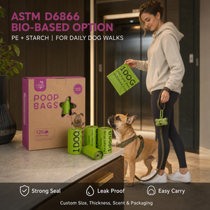 Bulk Order Factory Reduced Plastic Bio Based Dog Waste <b>Bags</b> for Eco Pet Brands Private Label Custom Packaging - Product Image 2