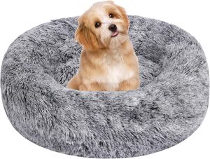 Luxury Fashion Fluffy Plush Soft Round <b>Dog</b> <b>Bed</b> Waterproof Breathable Washable <b>Sofa</b> <b>Bed</b> for Cats & <b>Dogs</b> Customizable Color - Product Image 2