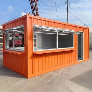 كابينة فولاذية حديثة قابلة للنقل بطول 40 قدمًا، منزل حاويات مسبق الصنع قابل للفصل بطول 20 قدمًا للاستخدام كمتجر أو كشك أو مرحاض - Product Image 1