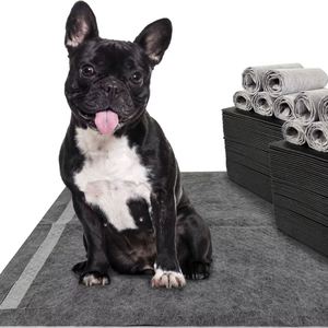แผ่นรองซับฉี่สุนัขแบบใช้แล้วทิ้ง Puppy Potty Charcoal Training Pet Pads ซึมซับดีเยี่ยม ป้องกันการรั่วซึม - Product Image 1