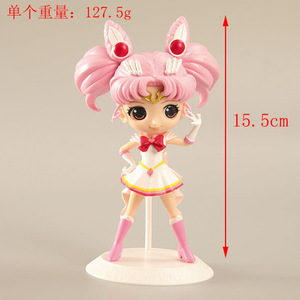 Popular <span class=keywords><strong>Sailor</strong></span> <span class=keywords><strong>Moon</strong></span> Girl para regalos personaje <span class=keywords><strong>de</strong></span> dibujos animados modelo colección Anime Pvc figura juguete - Product Image 6