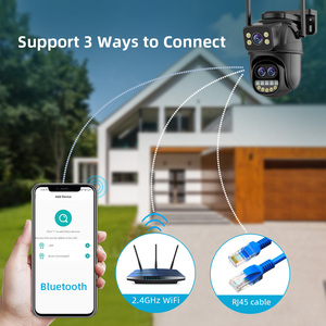 ICsee 9MP <span class=keywords><strong>Wifi</strong></span> PTZ IP <span class=keywords><strong>Kit</strong></span> de cámara de seguridad 8x Zoom 4CH NVR inalámbrico Color al aire libre visión nocturna CCTV Video vigilancia <span class=keywords><strong>Kit</strong></span> 4CH - Product Image 6