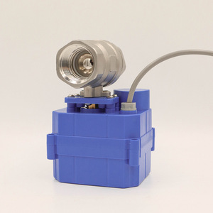 Válvula de Bola Eléctrica Miniatura de Acero Inoxidable de Alto Torque DN20, Válvula de Encendido/Apagado de Alto Flujo, Resistente a la Corrosión, Compacta para Agua - Product Image 4