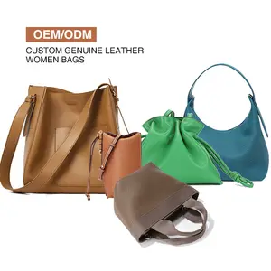 Custom 2024 OEM di alta qualità in vera pelle signore borse a mano e borse da donna marche famose di design di lusso