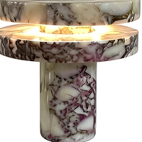 Lampe de table en marbre, style nordique moderne minimaliste, lumière chaude, lampe de chevet pour salon, hôtel, chambre à coucher