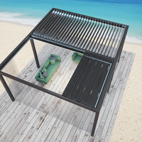 Pergola motorisée rétractable en aluminium de haute qualité Sweet Home, installation facile, pour balcon, jardin, terrasse, protection solaire extérieure