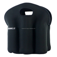 Lot de 6 porte-bouteilles en néoprène, sac isotherme pour boissons, porte-bouteilles de bière réutilisable, logo personnalisé