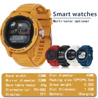 Montre sport analogique de luxe pour homme NORTH EDGE, écran tactile complet, moniteur de fréquence cardiaque, podomètre, chronomètre, non étanche