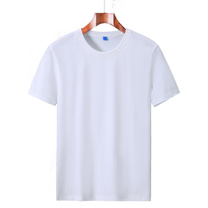 T-shirt en coton uni respirant et personnalisable sans marque, vente en gros pour fabricants - Product Image 2