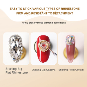 Come Gel di colla solida per <span class=keywords><strong>la</strong></span> copertura completa punta per unghie premere sulle unghie 6g adesivo forte con colla Super trasparente smalto Gel Uv - Product Image 6