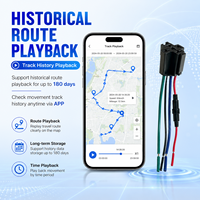 Rastreador GPS para Vehículos 4G LTE Cableado con Alta Estabilidad de Señal, Amplio Rango de Voltaje Operativo y Función de Monitoreo por Voz para Seguimiento de Flotas