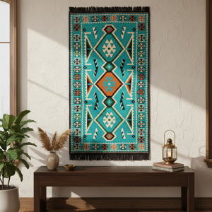 Tapis mural Oriental tapis mural arabe tapis mural ethnique | Taille 90x60cm | Poids 650 gr - Product Image 3