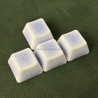 Ensemble de touches de clavier en céramique à glaçure craquelée multicolore de qualité supérieure, profil OEM pour les touches WASD et les fléchettes, clavier mécanique