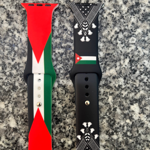 Palestine Kuffiyeh Silicone Watch Band Silicone Replacement Band Strap for Watch Band