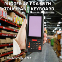 Ordinateur portable robuste QS Warehouse Inventory PDA405 4G avec écran tactile de 4,0 pouces, clavier physique, Android 12, processeur octa-core