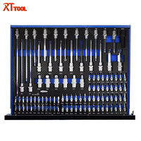 Armoire à outils en acier personnalisable RT TOOL OEM avec 7 tiroirs et roulettes, capacité de charge de 150 kg, rangement d'outils pour atelier - Approvisionnement en gros