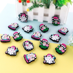 ลูกปัดแฟชั่นซิลิโคนเกรดอาหารรูปซานต้าผีสำหรับทำเครื่องประดับ DIY สำหรับทำเครื่องประดับ - Product Image 2