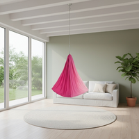 Yueda 5* 2,8 Meter Breite Hochwertiges Nylon Multifunktionales Rutschfestes Flugyoga-Bett Low Stretch Aerial Yoga Hängematte Set