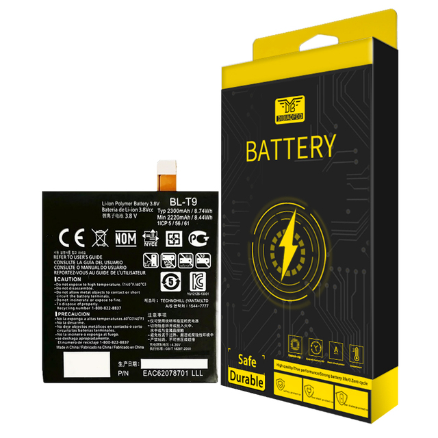 For LG Optimus G Pro E980 Google Nexus 5 D821 D820 BL-T9 2300mAh Mobile Phone Battery
