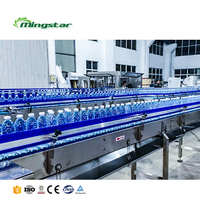 Ligne de production complète entièrement automatique 3 en 1 pour la fabrication d'eau en bouteille miniature, équipement d'usine, bon prix