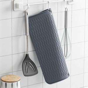 <b>Silicone</b> Dish Drying <b>Mat</b> for Multiple Usage Silicon Dish Drying <b>Mat</b> Heat Resistant Table <b>Mat</b> for Kitchen Counter - Product Image 5