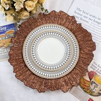 Nouvelles Assiettes de Présentation Élégantes en Plastique de 13 Pouces pour Mariages et Fêtes à Domicile, Vente Chaude 2026, Haute Qualité, Vente en Gros