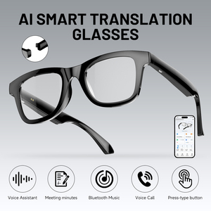 Nuovi Occhiali Intelligenti TR90 Multifunzionali con Traduzione AI e <span class=keywords><strong>Lettura</strong></span> Testi per Riunioni Aziendali - Product Image 3