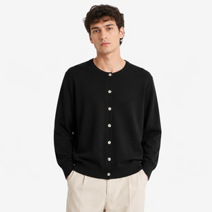 Cardigã Coreano PRETTYGARDEN para Mulheres, Casaco de Inverno com Botões e Manga Longa (Verde Escuro Grande) em Poliéster - Product Image 3