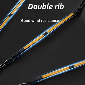 Ô dù gấp ba tự động mở, chống gió, nhỏ gọn, tiện dụng, có logo tùy chỉnh, chống tia UV - Product Image 3