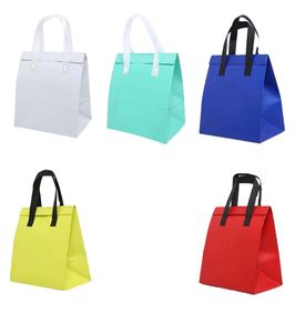 Sac isotherme portable, jetable, recyclable, de qualité alimentaire, avec poignée, pour gâteaux et courses - Product Image 5