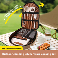 Ensemble de couteaux d'extérieur, couteau de cuisine en céramique portable, couteau à fruits, planche à découper, camping, pique-nique, rangement de camping