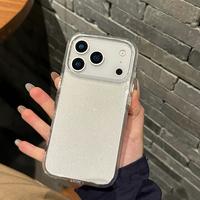 Coque de téléphone transparente scintillante tendance pour iPhone 17 Pro Max 16 15 14 13 12 11 XS X XR 7 8 16 Plus 16E 17 Air