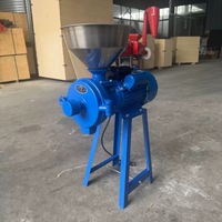 Moulin à céréales humides et sèches multifonctionnel, direct usine, pour maïs, manioc, soja, électrique ou à essence